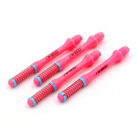 CUESOUL TERO AK7 Dart Shafts Built-in Spring Telescope for Steel Point Arrows and Soft Pointed Arrows, Set of 4 pFCS（FCS-AK7+8XE40）