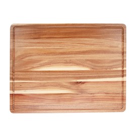 Cibeat Acacia Extra Large Wood Cutting Board 20 x 15 Inch, 1.5 Inches Thick Butcher Block, Reversible Wooden Kitchen Block, Cheese Charcuterie Board, with Side Handles and Juice Grooves