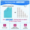FIXSMITH Microfiber Cleaning Cloth - Pack of 12, Multi-Functional Cleaning