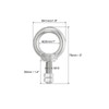 PATIKIL Lifting Shoulder Eye Bolts, 2 Pack M10x35 Screw Bolt