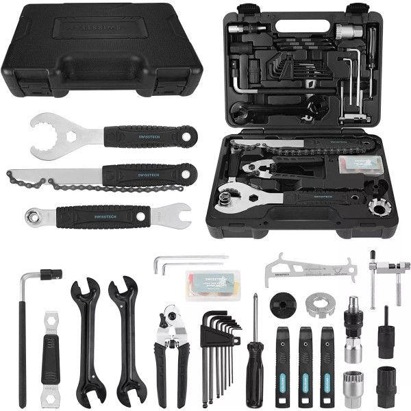 Swiss+Tech Swiss Tech Bicycle Repair Tool Kit 30 Pcs Professional