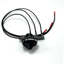 Generic Replacement Piezo Ignitor Kit for Atwood,Wedgewood,Dometic,Suburban,Magic Chef 3-Burner RV Stoves (Ignitor, Knob and 3 Wires)