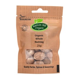 Organic Whole Nutmeg 25g by Hatton Hill Organic