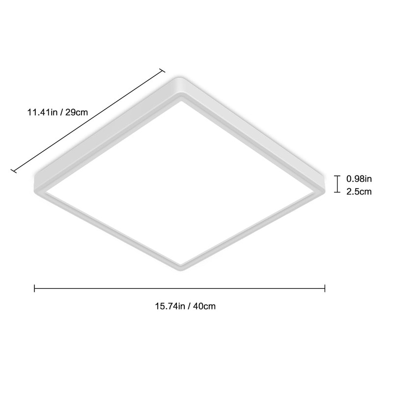 Tealight 12 inch Dimmable LED Flush Mount Ceiling Light with