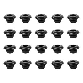 Tiardey 20 Pieces Rubber Grommet Set - Rubber Stoppers for Wire and Cable Protection, ID 6mm, Mounting Diameter 8mm – Ideal for Electrical Projects and DIY Applications