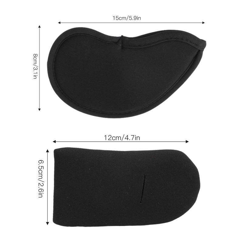 Dilwe 11 piece golf club iron cover, golf iron head