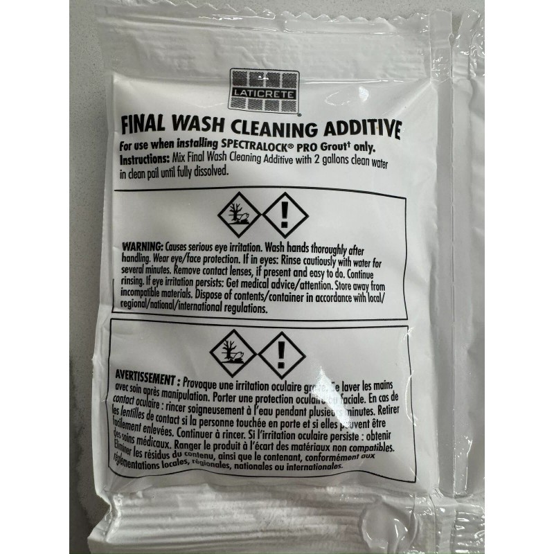 For LATICRETE Laticrete Spectralock Pro - Initial & Final Wash