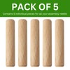 Spare Hardware Parts Replacement for IKEA Wooden Fluted Dowel Pin