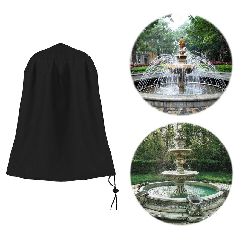 Garden Fountain Cover 420D Oxford Fabric Waterproof Dustproof Fountain Cover