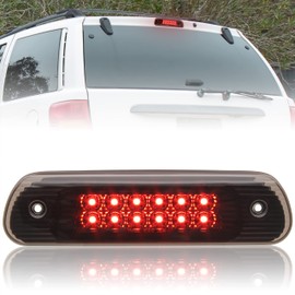 LED 3rd Third Brake Light for Grand Cherokee 99-04, KEWISAUTO Smoked Black Center High Mount Stop Light for Jeep Grand Cherokee 1999-2004 Accessories (1PCS)
