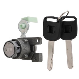 Left Side Car Door Lock Cylinder with 2 Keys 72181SDAA11 Replacement for Accord 2003‑07 4 Doors