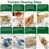 12pc Trumpet Cleaning Kit - Powerful Clean and Restores Smooth