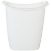 Rubbermaid Small Trash Can, Plastic, 3.5-Gallon/14-Court, White Wastebasket for Kitchen/Office/Bedroom/Bathroom