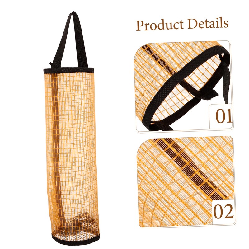 SUPVOX 3pcs Tennis Ball Mesh Bag Durable Tennis Ball Pouch
