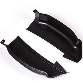 Left And Right One Pair Cab Corners Compatible For Silverado Sierra Crew Cab 4Door 01-07 2002 2003 2004 2005 2006 2007 (Black)