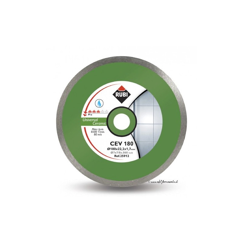 Rubi Diamond General for Ceramic Continuous, 25912