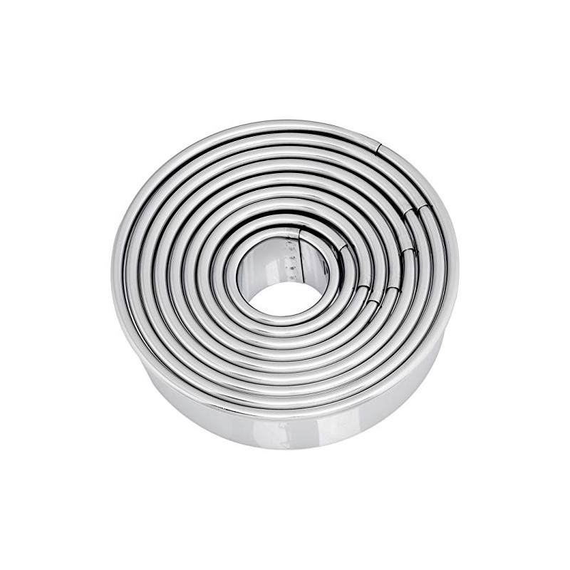 DE BUYER 3323.00 N Box of 9 Designs Cookie Cutters