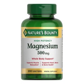 Oxido De Magnesio De Alta Potencia 500mg 200 Tab                                                                                                      