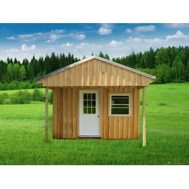 DIY 240 Sq/Ft Cabin Plans with Modern Outhouse - Build Your Own Cozy Retreat, 240cwmoh1