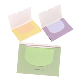 WOONEKY 1set Oil Absorbing Sheets Face Makeup Oil Blotting Papers Portable Wipes for Summer Men Women Facial Cleaning Skincare
