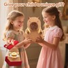 Kayuneed Cute Capybara Cuddly Toy with Abeilles - 23 cm