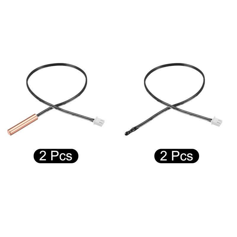 sourcing map Temperature Sensor Probe 5K Epoxy and Copper NTC