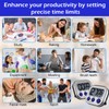 Leumoi 24 Pack Multi-Function Digital Timers with Magnetic Back, Large