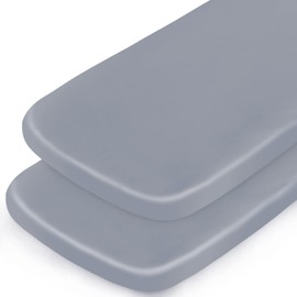 Satin Bedside Sleeper Sheets 2 Pack to Fit Mika Micky & Milliard Bedside Bassinet & Bedside Crib Mattress, Satin Bassinet Sheets for Baby Hair (33"x20"x5") Silk Baby Sheet for Boys and Girls, Grey