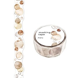 Bubbles - Mind Wave Washi Tape 18mm Die Cut Masking Tape for Scrapbook Journaling Craft DIY