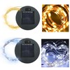 Solar-Replacement Top Lantern Waterproof String - 2 Packs Round Panels