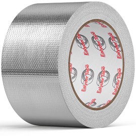 Ealyder Tape 3in x 82ft Adhesive Aluminum Foil Heat Shield Tape, Fiberglass Thermal Insulation Reflective Material for Pipe, Duct, Exhaust, HVAC and High Temp Protection, 5.91MIL