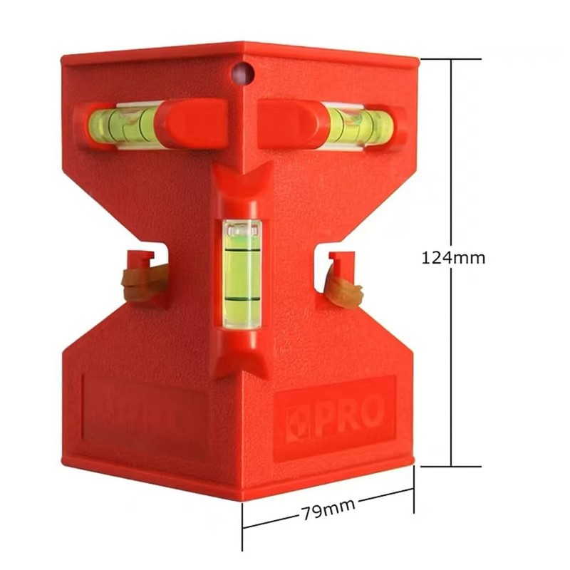 2 Pcs Magnetic Post Level for Pipe, Post and Beams