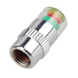 CHILDWEET 4Pcs Auto Tire Caps Durable Pressure Monitor Valve Caps for Cars Visually Alerts Low Tire Pressure to Prevent Wear and Blowouts