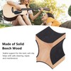 Guitar Neck Rest 2 Heights Solid Wood Support Soft Sponge