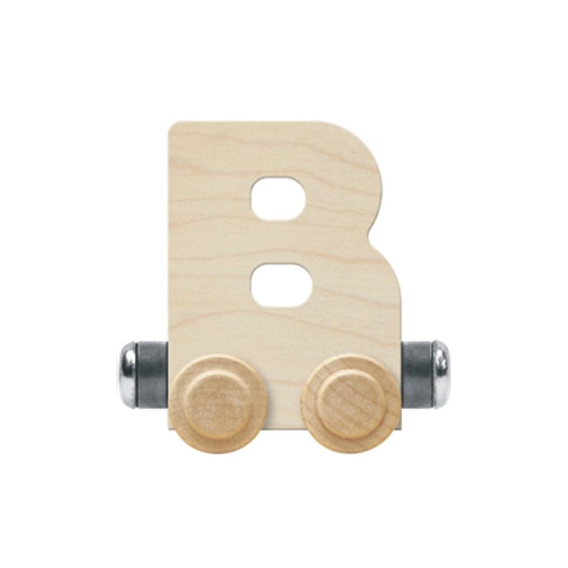 NameTrain Unfinished Letter Car B - Made in USA