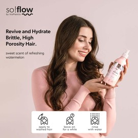 So!Flow Porosity Care Conditioner - Revives Brittle Hair with Centella Asiatica Extract - Repairs Damage for Beautiful, Resistant Hair