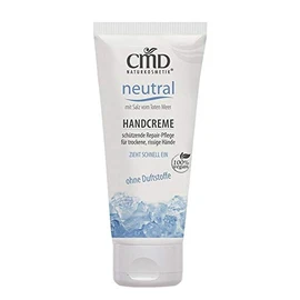 CMD Neutral Hand Cream with Dead Sea Salt Pack of 2 (Organic, Vegan, Natural Cosmetics)