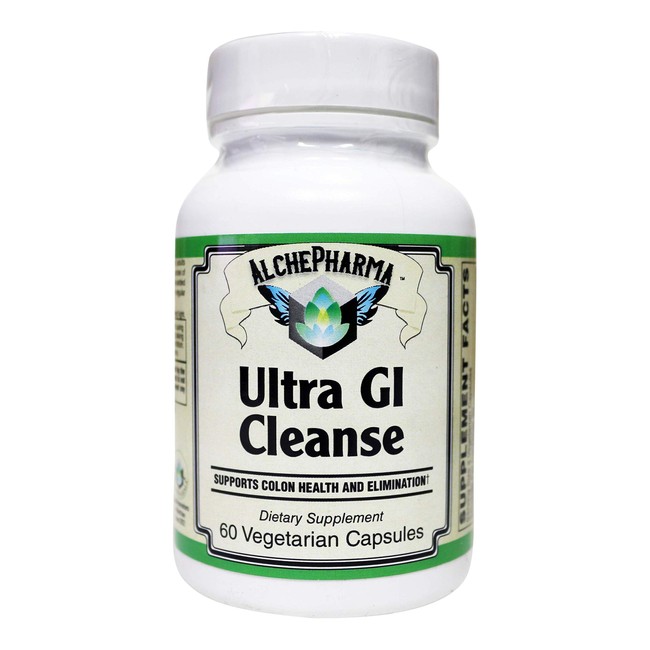 Ultra GI Cleanse (No Harsh Laxatives) w/Demulcent and Carminative Properties That Soothe The mucosal Lining.