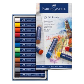 Faber-Castell Oil Pastels, Box of 12 127012