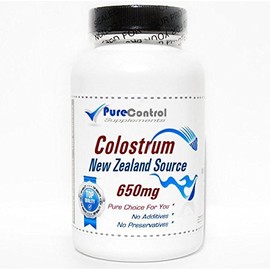 Colostrum New Zealand Source 650mg // 180 Capsules // Pure // by PureControl Supplements