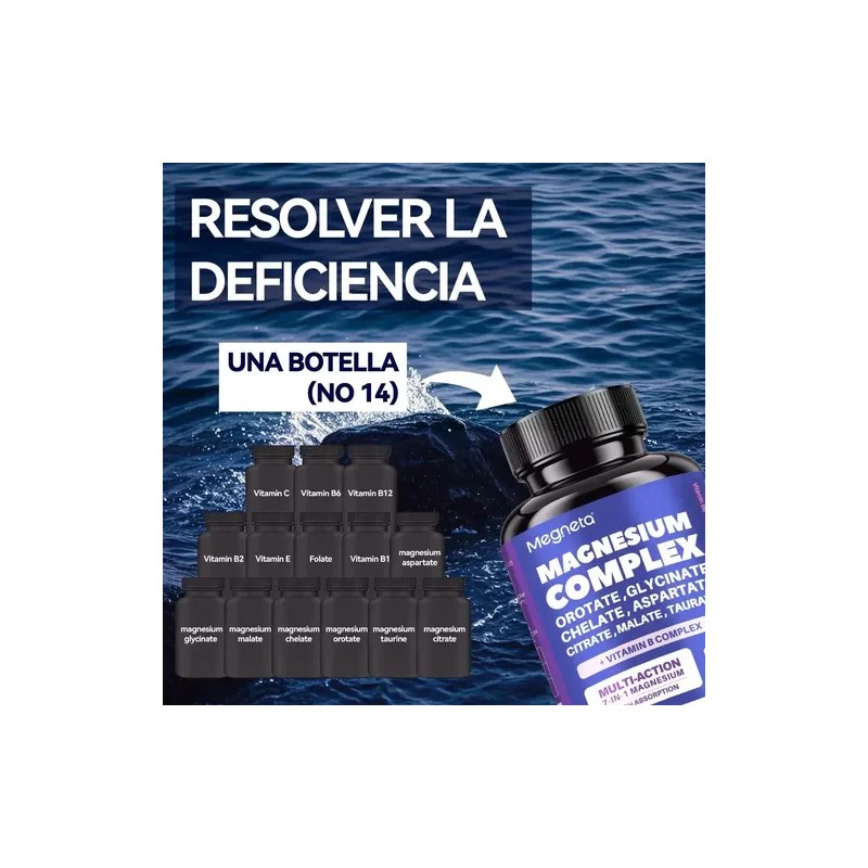 Megneta Complejo Magnesio Glicinato Malato