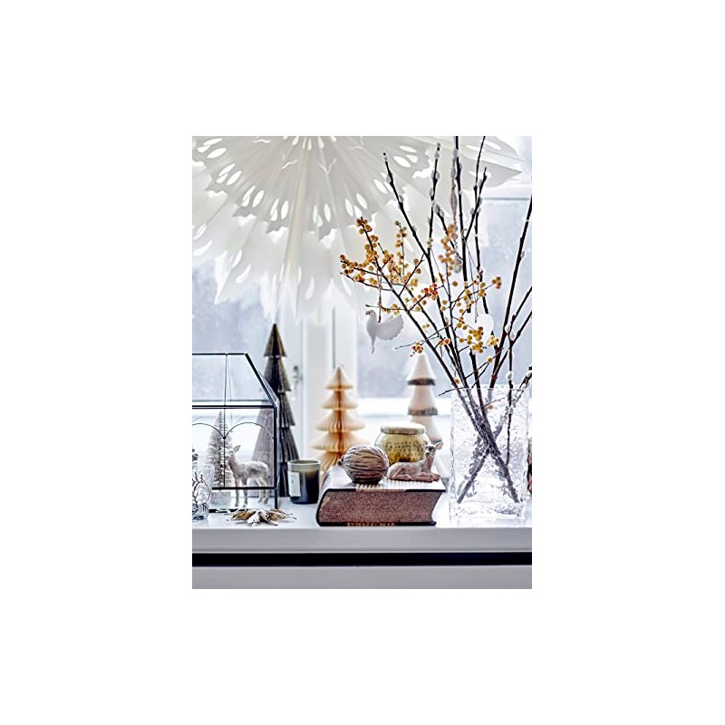 Bloomingville Milan Decorative Tree, Paper, Green, Diameter 11 x Height