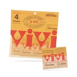 Vivi 10 Day Refining Process Moisture Control Packs | Moisture Balance for 3 to 12 oz in Each Airtight Storage Container, 4-Pack with Resealable Bag