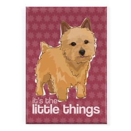 Pop Doggie The Little Things Norwich Terrier Fridge Magnet