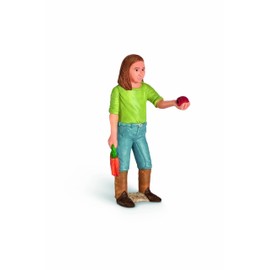 Schleich Feeding Girl Figure