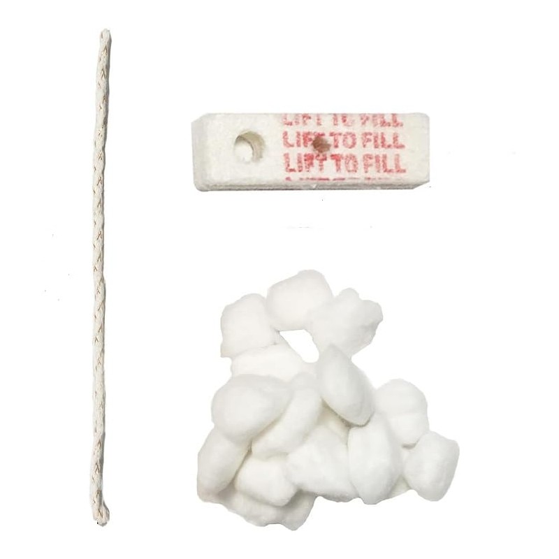 Universal Lighter Replacement Cotton Wadding Felt Wick Kit for Repair
