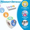 500 Pcs 1.5 Inches Tooth Reward Stickers for Kids, Dentist-Themed