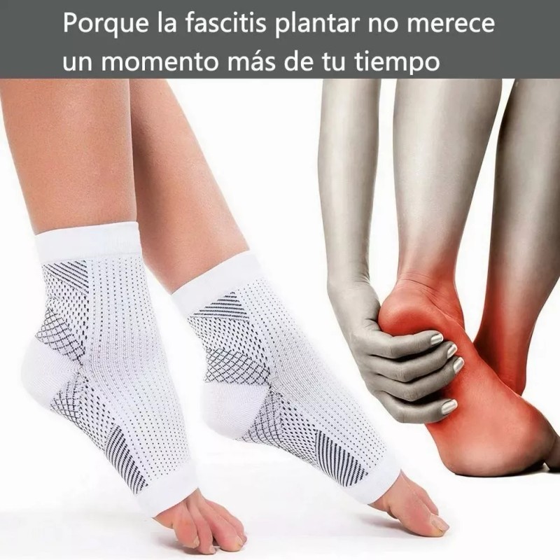 ATLASOS 3 Pares Deportivas Calcetines Compresion Fascitis Plantar
