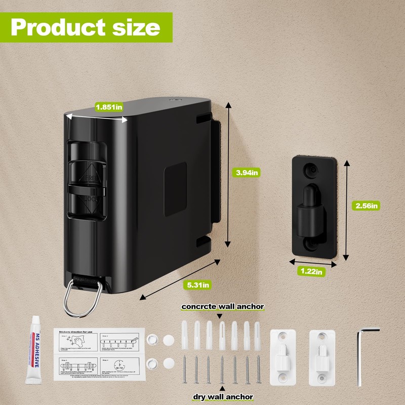 Magic Phoenix TPU Retractable Clothesline for Indoor & Outdoor –