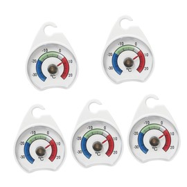 Alipis 5pcs Indoor Thermometer Home Fridge Temperature Gauge Waterproof Digital Thermometer for Kitchen